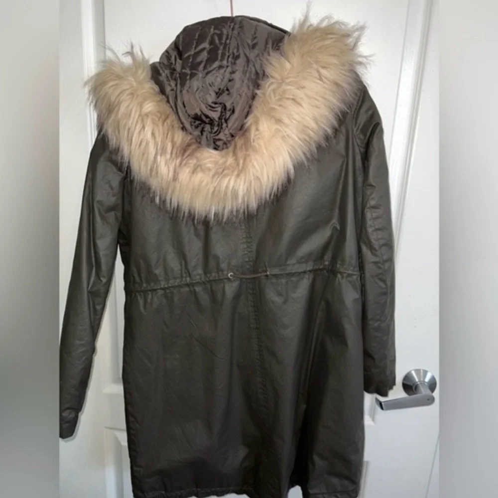New York & Company Faux Fur Coat